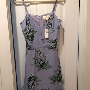 Anthropologie Larke Purple Floral Sundress NWT